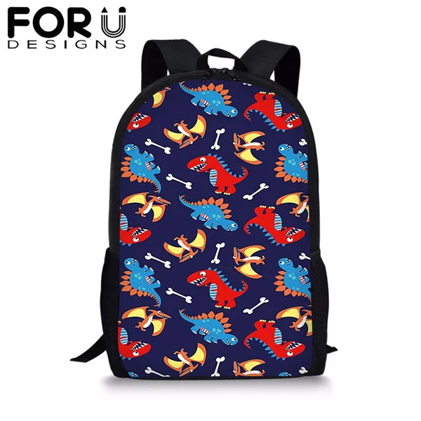 FORUDESIGNS/3 шт./компл. 3D нарядные детские носки с изображением динозавра из мультфильма Животные мира школьный рюкзак с динозавром «Мир Юрского периода», Детские Рюкзак Детский подарок для мальчиков - Цвет: CDFB0040C