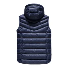 MEN'S Waistcoat Fever Electric Men Casual Vest Rechargeable Hot USB Interface Intelligent Constant Temperature Heating Vest Fash