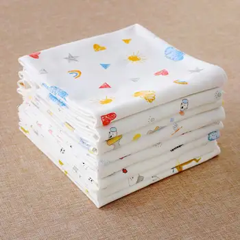 

Newborns Baby Swaddle Wrap Blanket Cotton Printed Thin Summer Blanket Baby Bath Towel Baby Stroller Cover Blanket