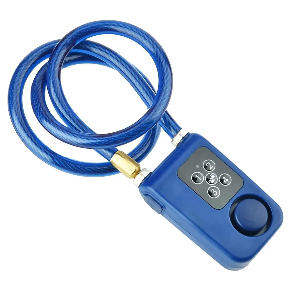 Alarm Lock Anti-Theft Chain Lock for Bicycle Bike Gate APP Control Anti-Theft Locker