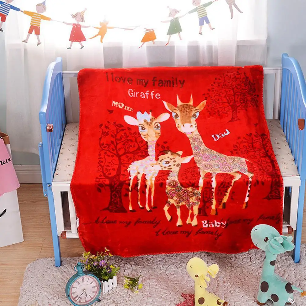 1 шт. утепленное одеяло для сна с героями мультфильмов - Цвет: Dream Red