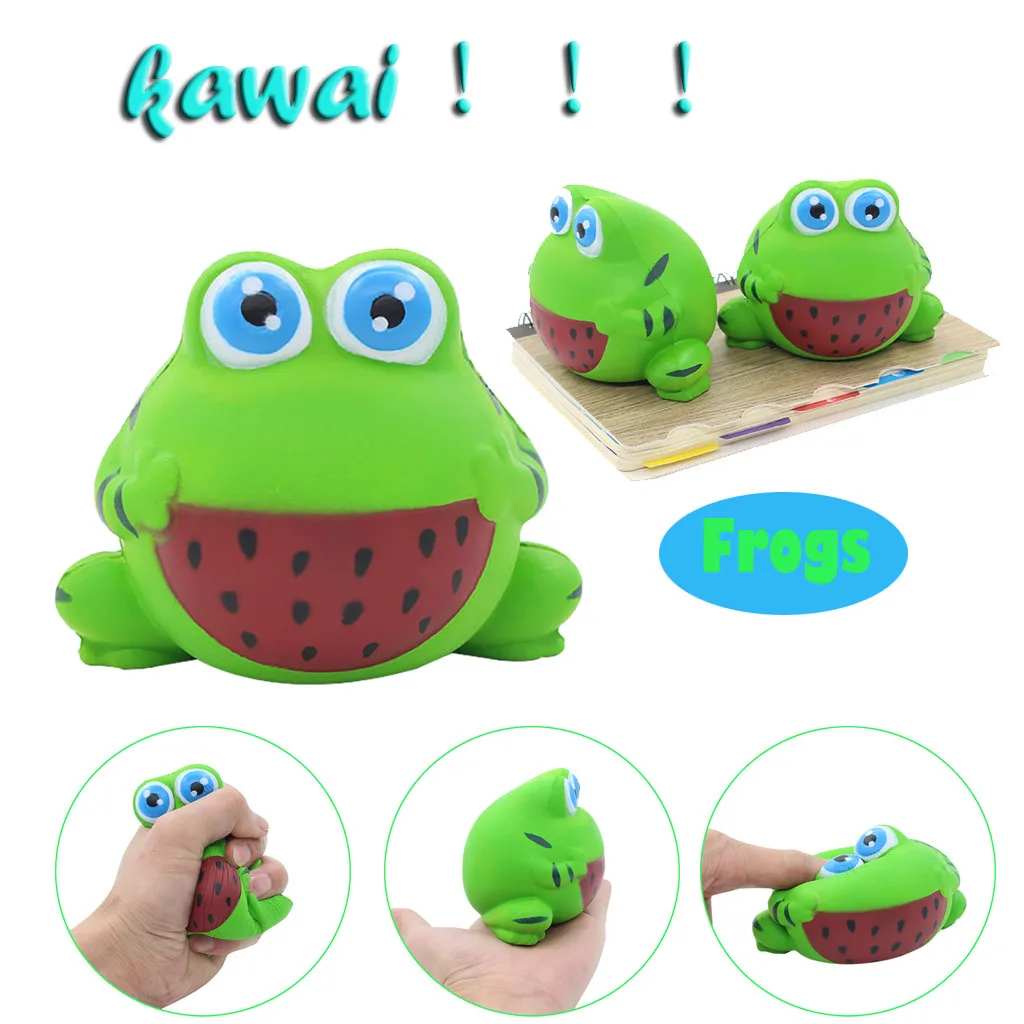Antistress Squishy Simulated Frogs Scented Charm Slow Rising Collection Stress Reliever Toys Kid Chirdren Toy Squshy Gifts#p4 | Игрушки и