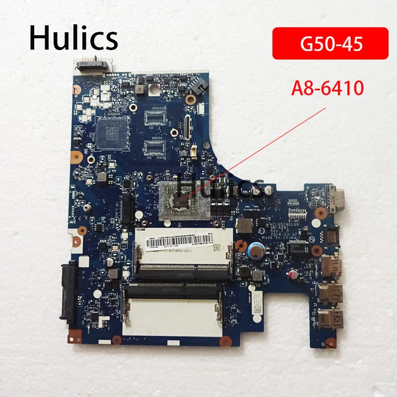 Hulics Оригинал для Lenovo G50-45 Материнская плата ноутбука ACLU5/ACLU6 NM-A281 материнская с A8-6410