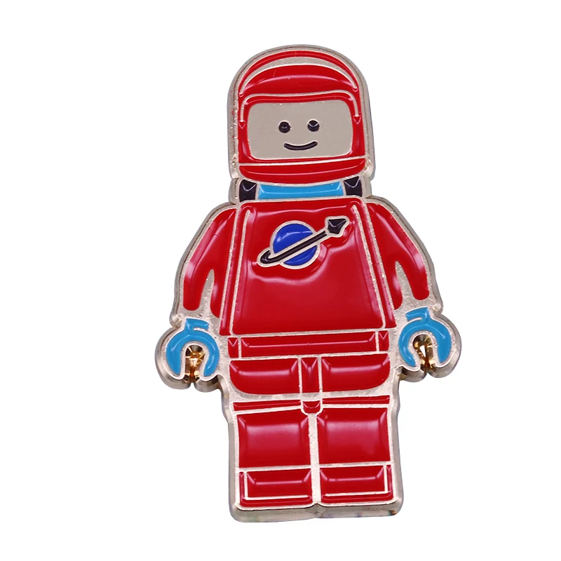 The Golden Age Hard Enamel Pin Nostalgia Childhood Nice Addition To Lego Collectable Brooches