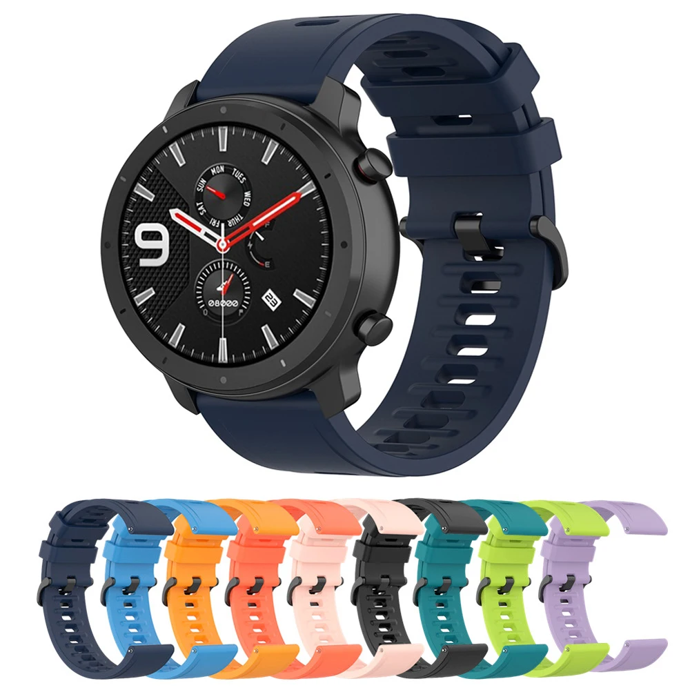 Ремешок для Huami Amazfit GTR 47 мм 42 подходит Xiaomi amazfit stride Stratos 2 3 GTR2 2E BiP | Электроника