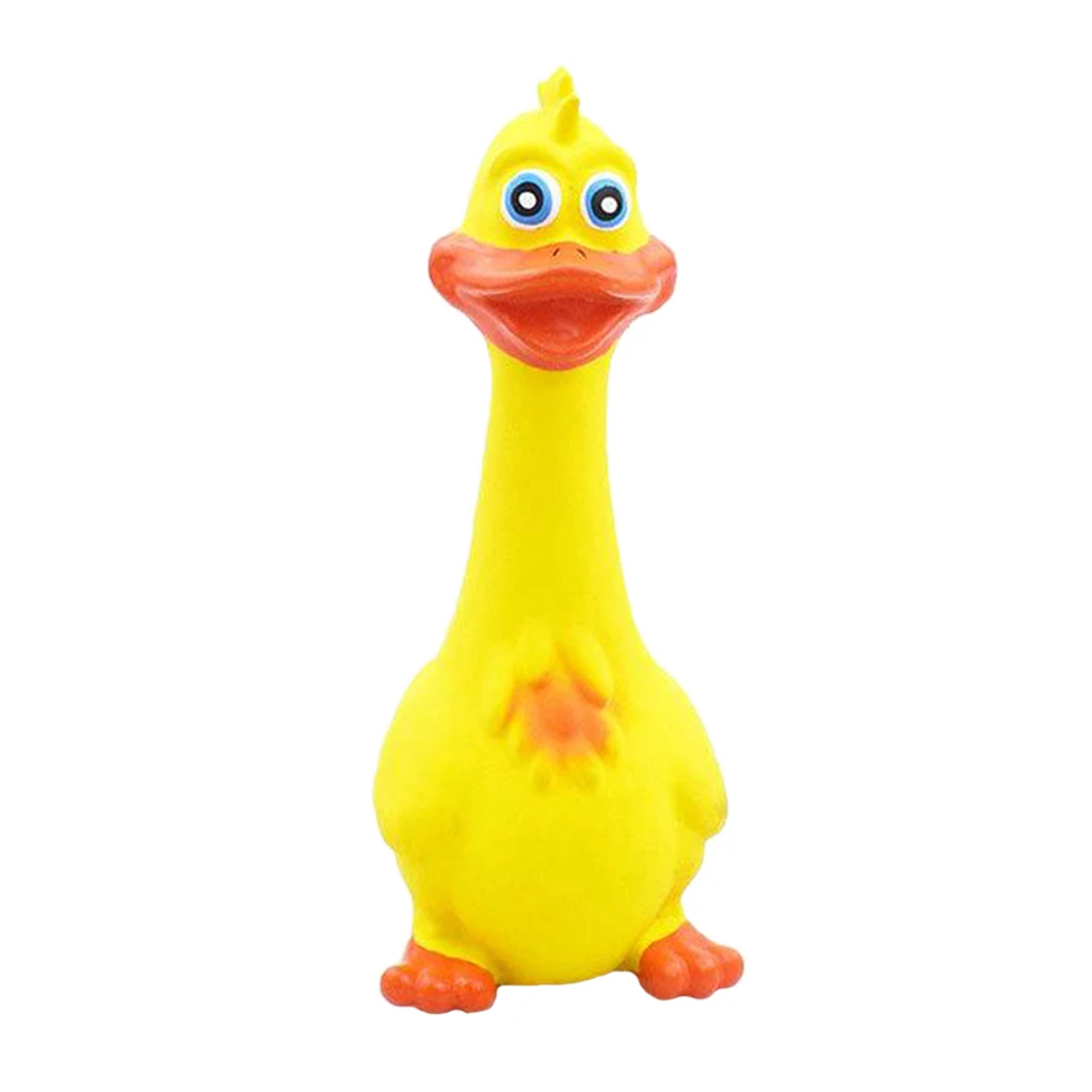 Rubber Chicken Ducks Squeeze Squeaky Dog Toys for Small Medium or Large Pet | Дом и сад