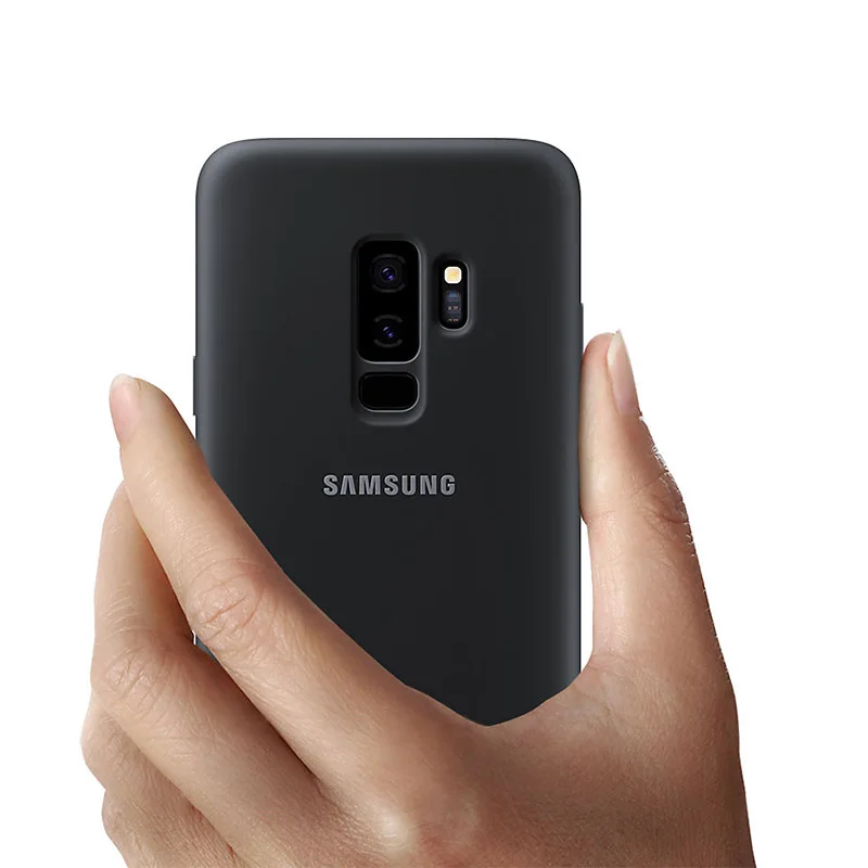 Жидкий силиконовый чехол для samsung Galaxy S9/S9 Plus, шелковистый мягкий на ощупь защитный чехол для телефона samsung S9