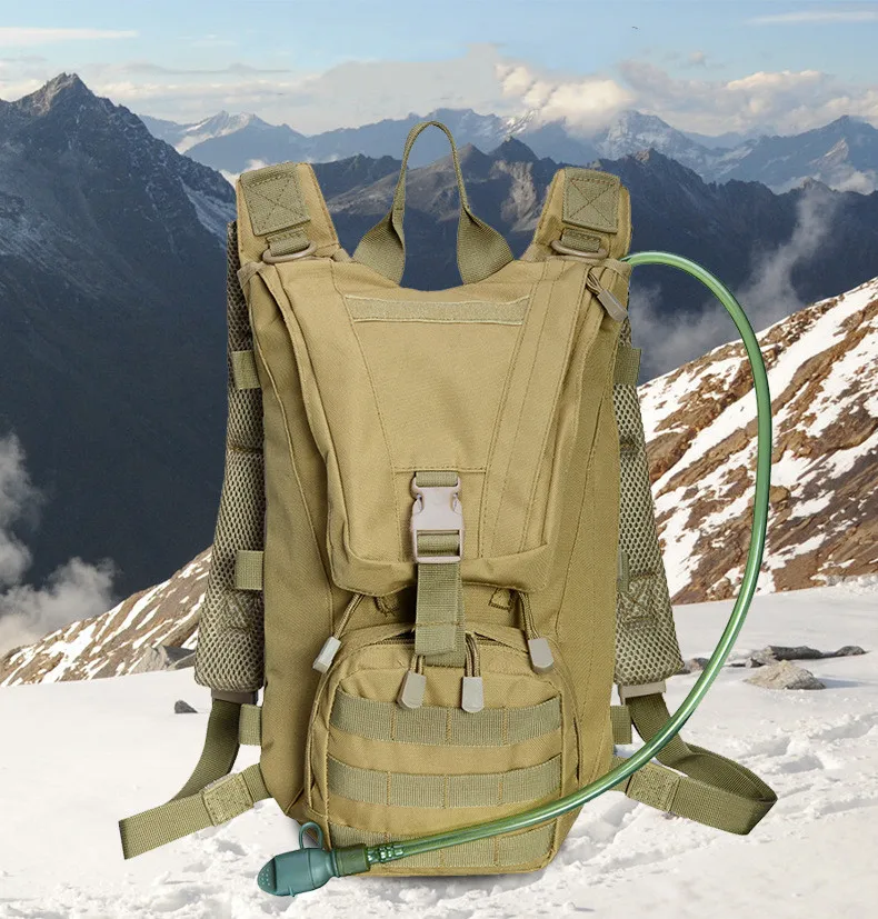 Военный тактический рюкзак 2.5L, сумка для воды, Армейская, тренировочная, для улицы, для охоты, верховой езды, для путешествий, вместительная