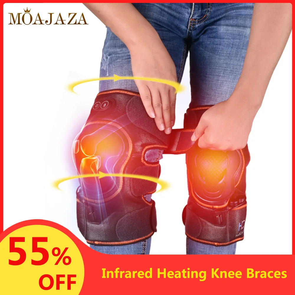 

Infrared Heating Knee Braces for Arthritis Health Care Therapy Cold Leg Rheumatism Joint Pain Relief Foot Massager US/EU/UK Plug