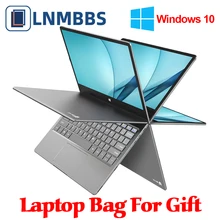 LNMBBS 360 ° ноутбук 11,6 дюймов ноутбук LPDDR4 8 ГБ+ 256 ГБ SSD 1920*1080 FHD ips Камера Двойной Wifi Bluetooth 4,2 сенсорный экран компьютера