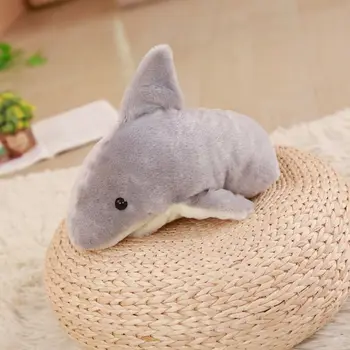 

Children Avocado Pillow Simulation Cartoon Plush Shark Toy Pillow Home Decoration Skin-friendly Doll