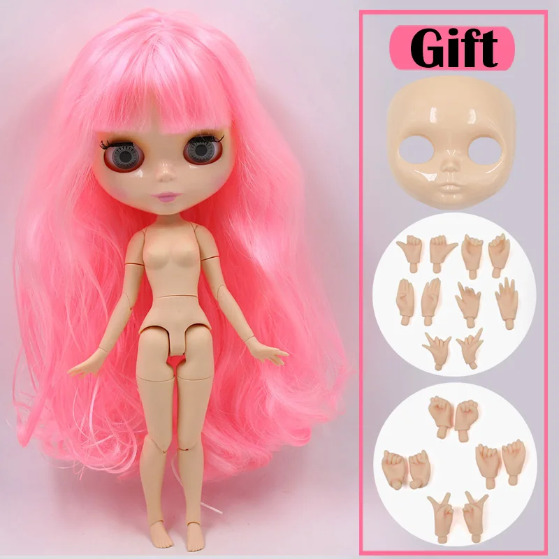 ICY Blyth Кукла № 1 глянцевое лицо натуральная кожа суставное тело 1/6 BJD Специальная цена 1/4 BJD, Pullip, Jerryberry, Licca игрушка подарок - Цвет: doll hand ab face