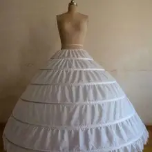 Robe de mariée Crinoline avec 6 cerceaux, jupon, sous-jupe, collection 2022