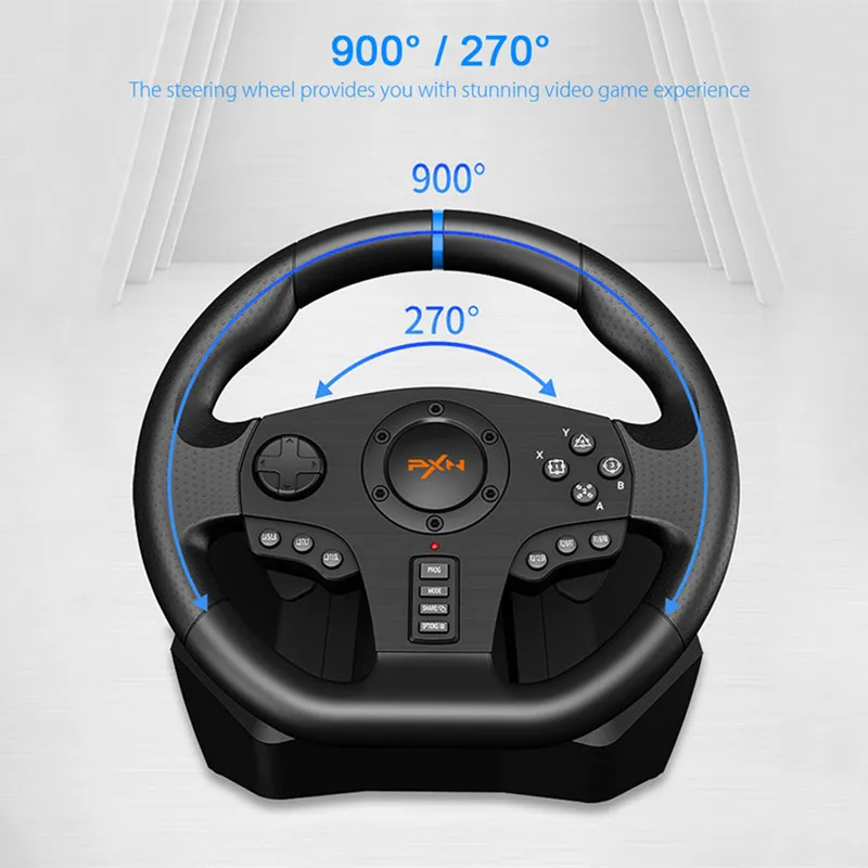PXN V900 геймпад контроллер рулевого колеса ПК Мобильный гоночный видео игра вибрации для PS3 PS4 переключатель Xbox One PC