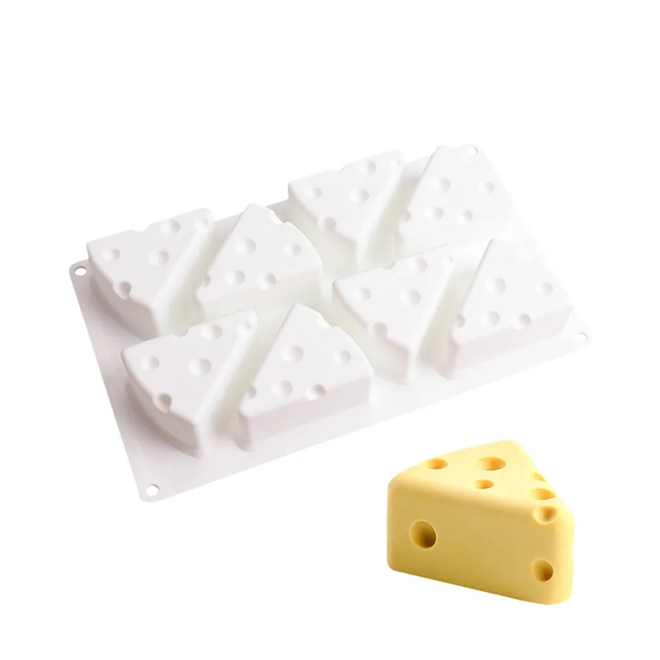 Non-stick Cheese Shape Silicone Cake Mold Chocolate Dessert Baking Tool