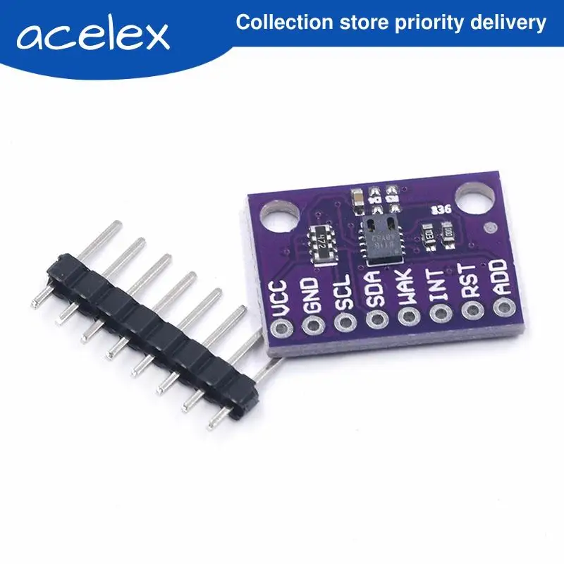 Gas Sensor Carbon Dioxide Detection Sensor Module CCS811 CO2 eCO2 TVOC Air Quality Detecting I2C Output CJMCU-811 for Arduino afbeelding