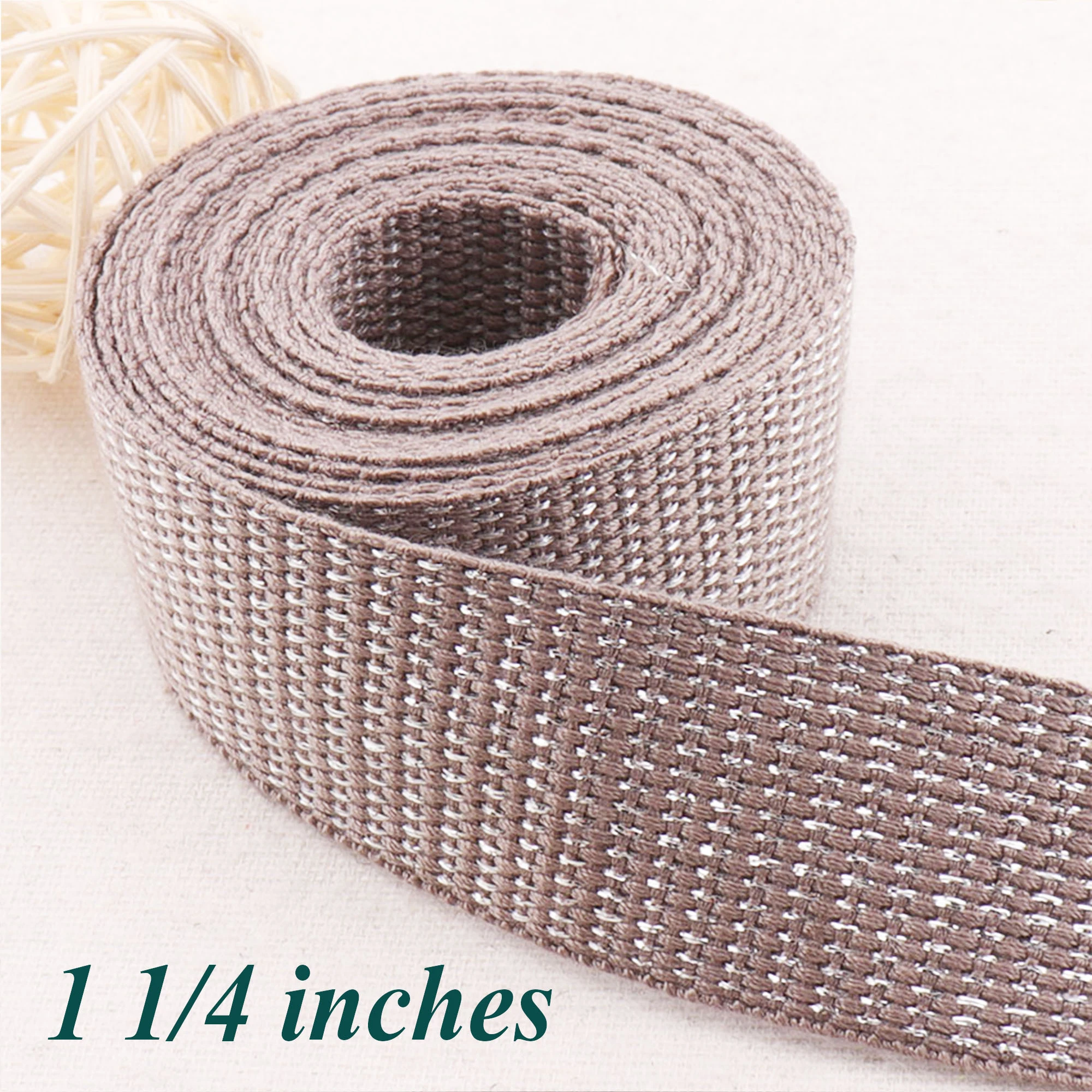 Cinta de gris de 32mm para bolso Línea Plateada, correas para bolso, bolsos, cinturones, bolsa con cinta, ASA, tejido, correa de 1/4 "por yarda|Cinchas| AliExpress