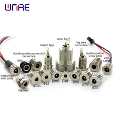 

DC-099 5.5 mm x 2.1mm DC Power Jack Socket Female Panel Mount Connector Adapter Metal DC099 Open Hole 11MM 5.5*2.1 5.5*2.5