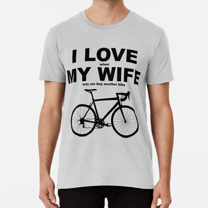 I LOVE MY WIFE * футболка love когда моя жена позволяет мне другой велосипед на велосипеде