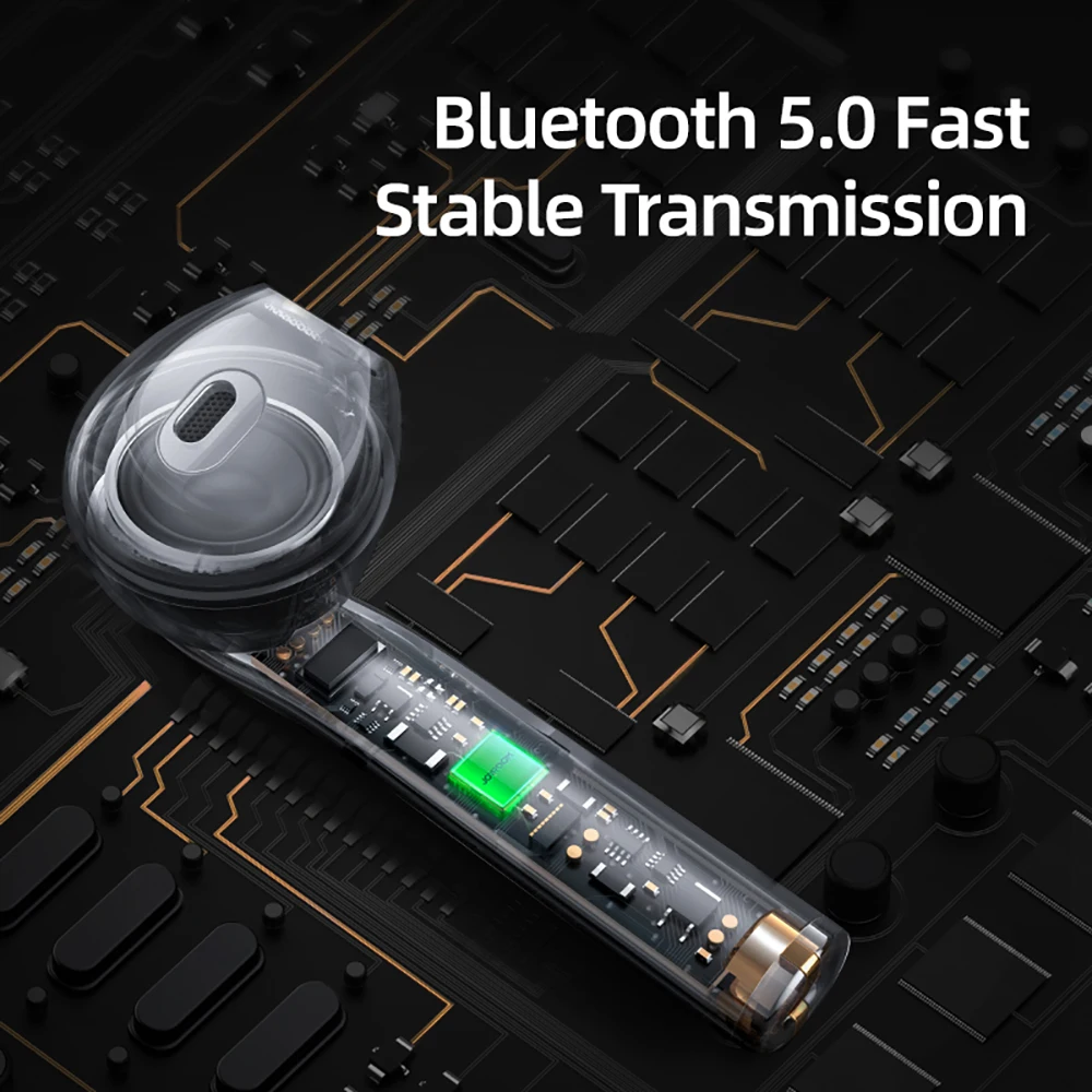 Joyroom TL9 TWS Wireless Bluetooth Earphone Intelligent Touch Control Wireless TWS Earphones With Stereo bass sound