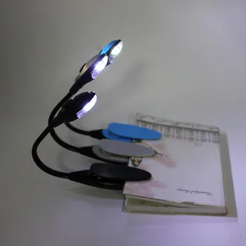 

Portable LED Reading Light Lamp Flexible Mini LED Clip Portable Travel Flexible Adjustable