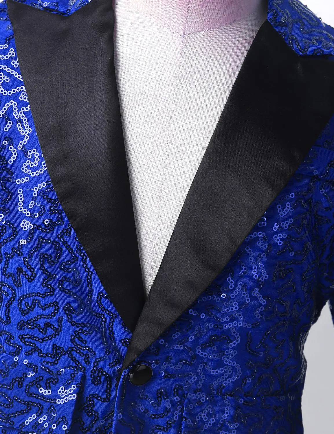 Kids Boys Shiny Sequin Gentleman Suit Tuxedo Coat Blazer Children Evening Party Circus Magic Tap Jazz Dance Performance Costume
