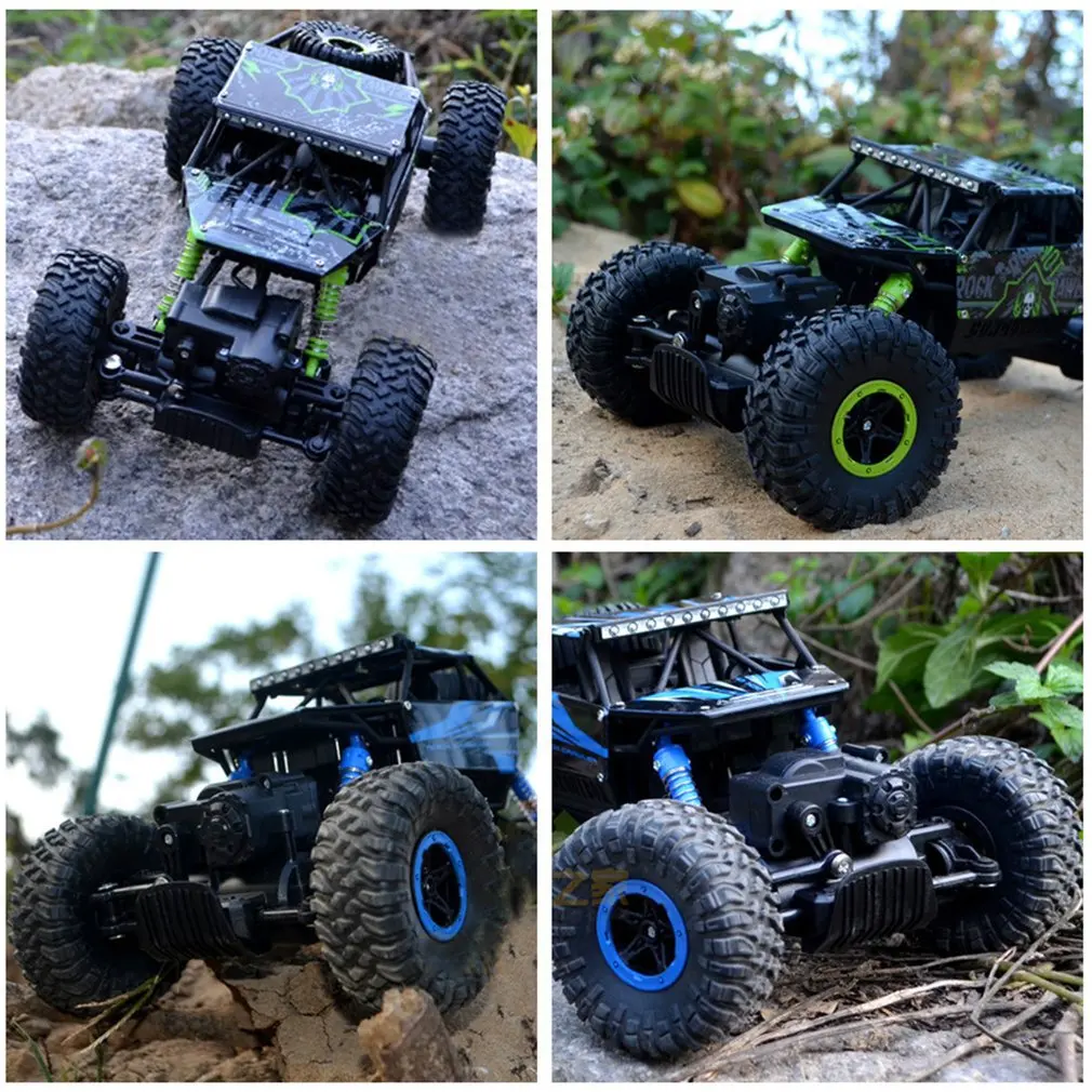 2,4 GHz RC автомобиль 4WD Рок Гусеничный ралли скалолазание автомобиль 4x4 двойные двигатели Bigfoot автомобиль пульт дистанционного управления модель внедорожника детские игрушки