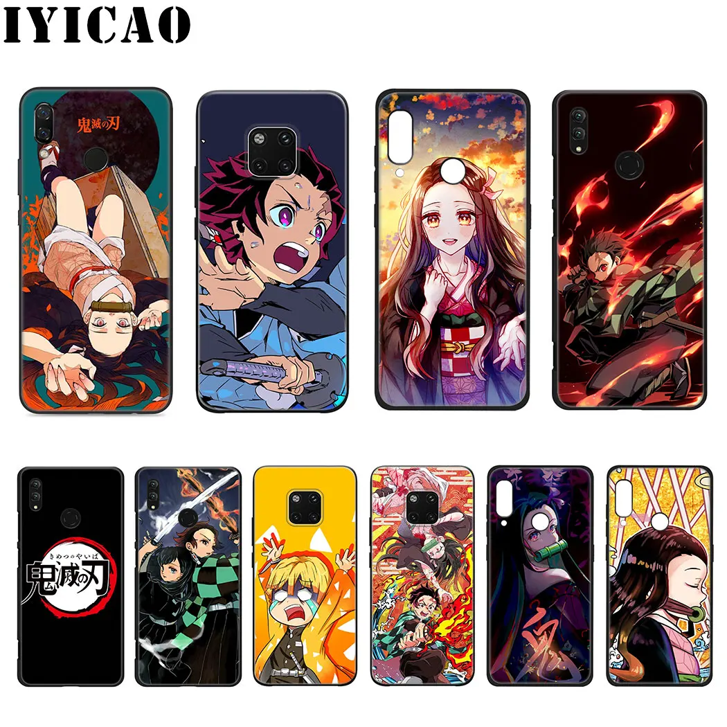 Мягкий силиконовый чехол Demon Slayer для huawei Nova 5i 4 3i 3 2i 2 Lite mate 10 20 30 Pro Чехол из ТПУ |