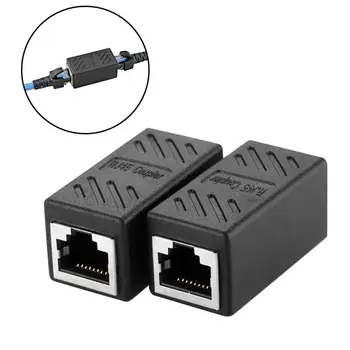 

RJ45 Ethernet Network LAN Cat5e Cat6 Cable Joiner Adapter Coupler Extender Lot