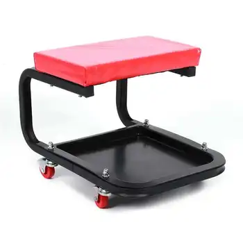 

Oversea Soft Creepers Stool Chair 250lbs Loading Capacity with 4 Rotating Casters for Garage Workshop Auto Repair