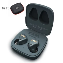 CCA CX4 TWS настоящая Беспроводная bluetooth гарнитура наушники V5.0 1BA + 1DD