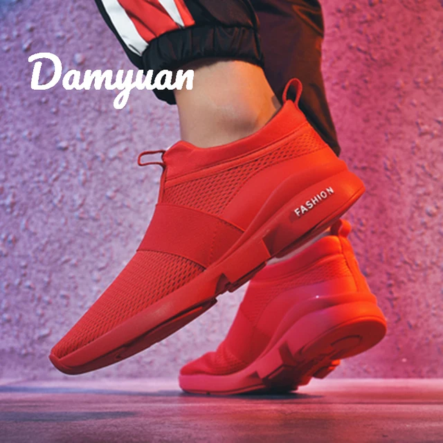 Damyuan 2019 New Fashion Men Women Flyweather Comfortable Breathable Non leather Casual Light Size 46 Sport Damyuan New Fashion Men Women Flyweather Comfortable Breathable Non-leather Casual Light Size 46 Sport Mesh Jogging Shoes