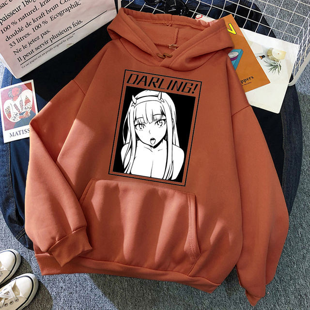 ZERO TWO DARLING IN THE FRANXX THEMED HOODIE
