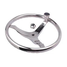 15," ободок руля Разрушителя из нержавеющей стали, 3 Спицы, аксессуары для морской лодки, яхты, Каяка