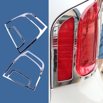

beler 2PCS Chrome Rear Tail Brake Light Lamp Cover Trim Fit for Ford Edge 2011-2014