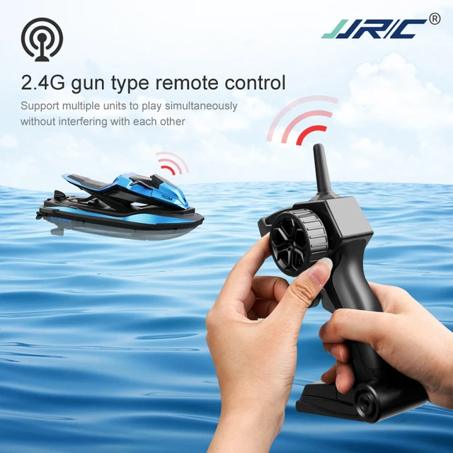 JJRC S9 Mini RC Boat 1:14 2.4G Remote Control Racing Motorcycle Double Motor Speed Vehicle RC Ship Outdoor Motorboat Toy for Kid 2
