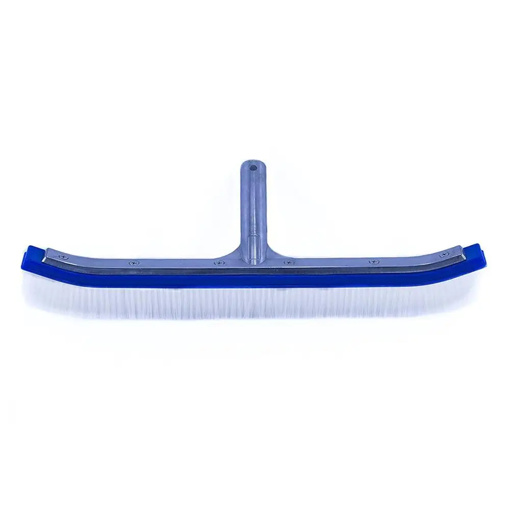 

18 Inch Swimming Pool Brush Fish Pond Bottom Pool Wall Aluminum Backing Pool Brush Pool Wall Brush Maintenance Cleaning Tools