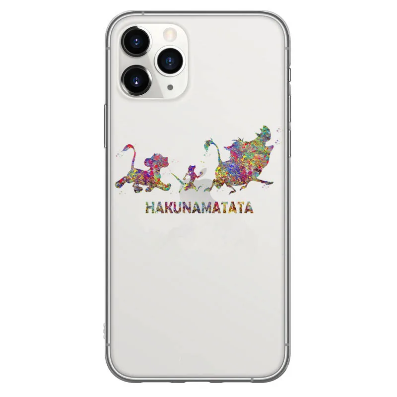 TPU Король Лев Pumba Hakuna Matata nala simba timon чехол для телефона для iphone 11 Pro MAX X XR XS MAX 6 6s 7 8 Plus - Цвет: TPU