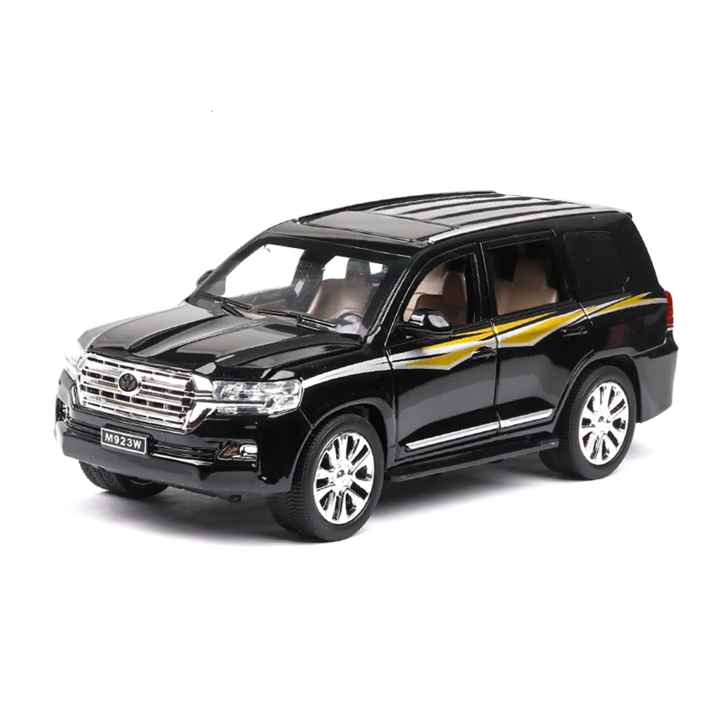 1/24 литья под давлением модель автомобиля сплава Land Cruiser SUV LX570 внедорожные