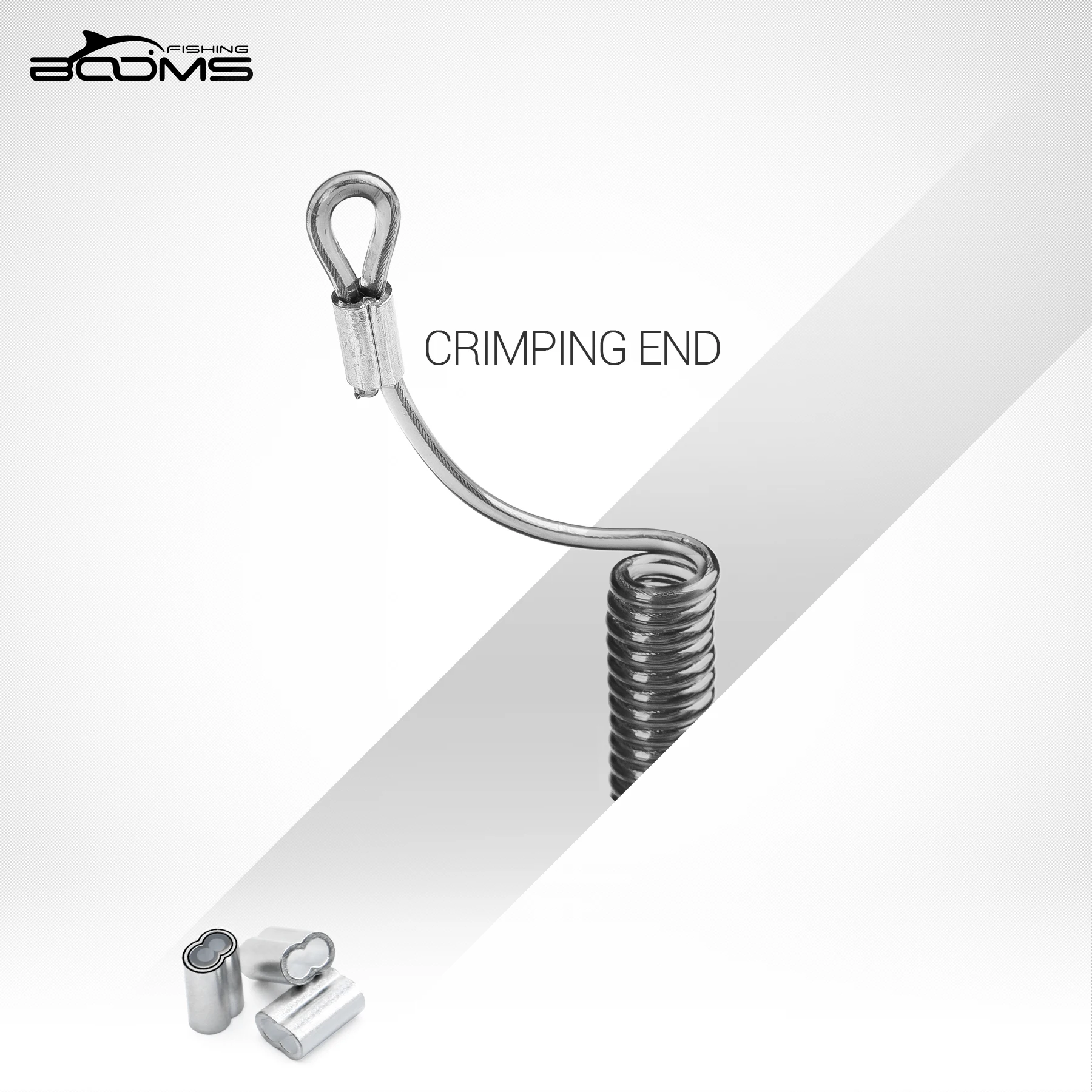 Fishing Tackle Fishing Tools Fishing Tool Booms Fishing T04 Fishing Lanyards Safety Rope Wire Steel with Carabiner Coil Lanyard Retractable 1.5m Max Takle Tools
