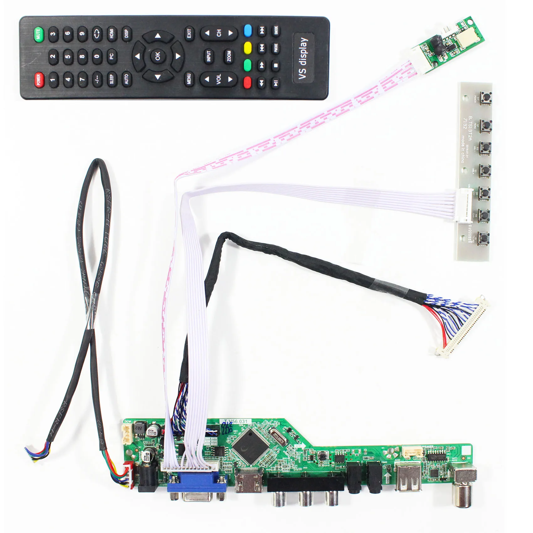 Плата контроллера HD MI VGA AV USB RF LCD для 13 3 дюймового ЖК-дисплея LQ133M1LW02 1920x1080 |