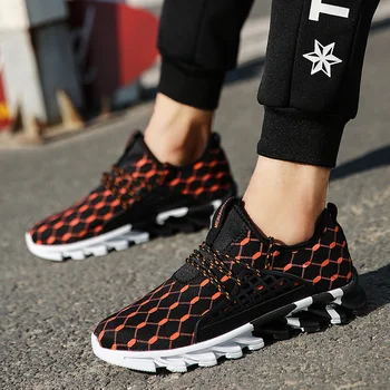 

Men's Sneakers Brand Casual Shoes Breathable Comfortable Cushion Shoes Zapatillas Hombre Deportiva High Quality Lace Up Sneakers