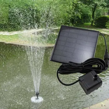 

Fashion Garden Pool Miniature Pump Solar Power Water Fountain Pump 7V 1.4W With Solar Panels