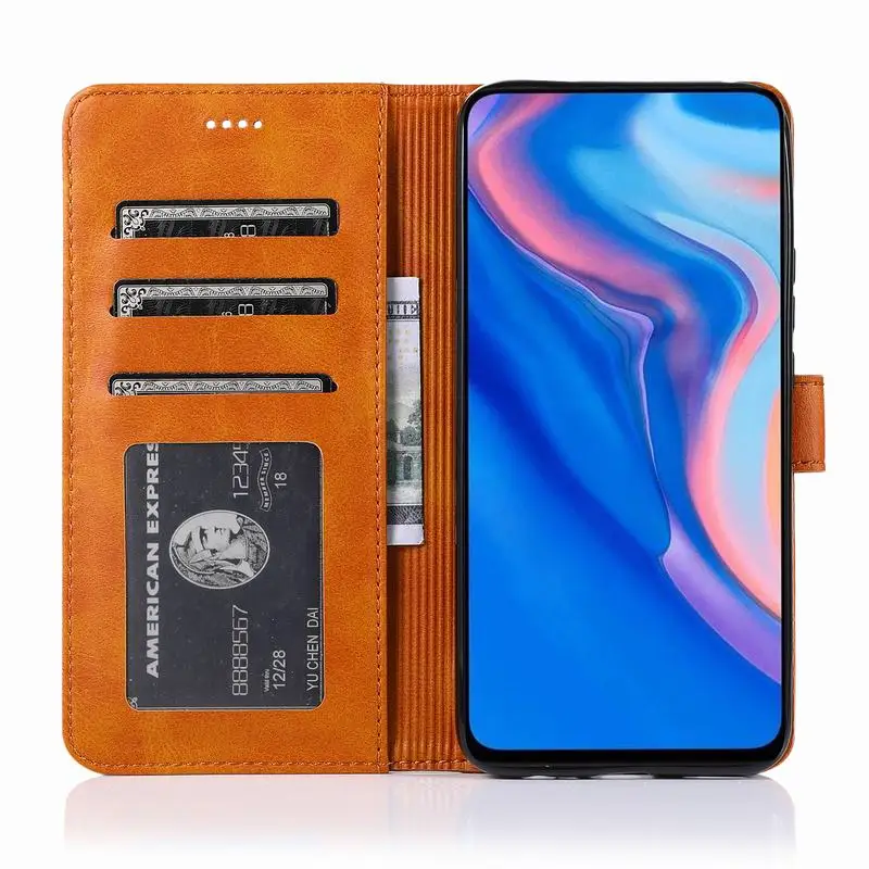 Чехол для huawei Honor 9X P Smart Z, чехол, роскошный Магнитный флип-чехол с подставкой, кожаный чехол для телефона huawei Y9 Prime, чехол