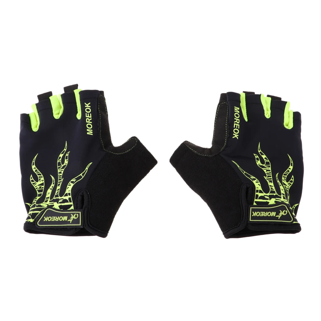 Cycling Gloves with Shock-absorbing Gel Pad Breathable Half Finger Fingerless MTB Mountain Rode Bike Bicycle Riding Gloves M-XL