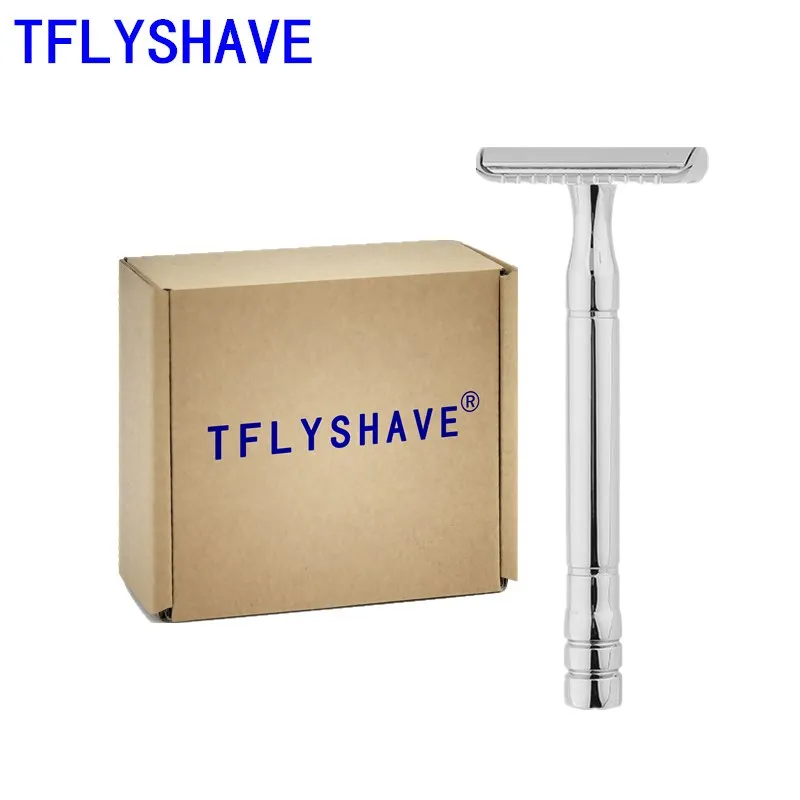 

TFLYSHAVE Men Safety Razor Closed Comb Manual Shaver Razor Wet Shaving Classic Zinc Alloy Double Edge Womne Body Shaving