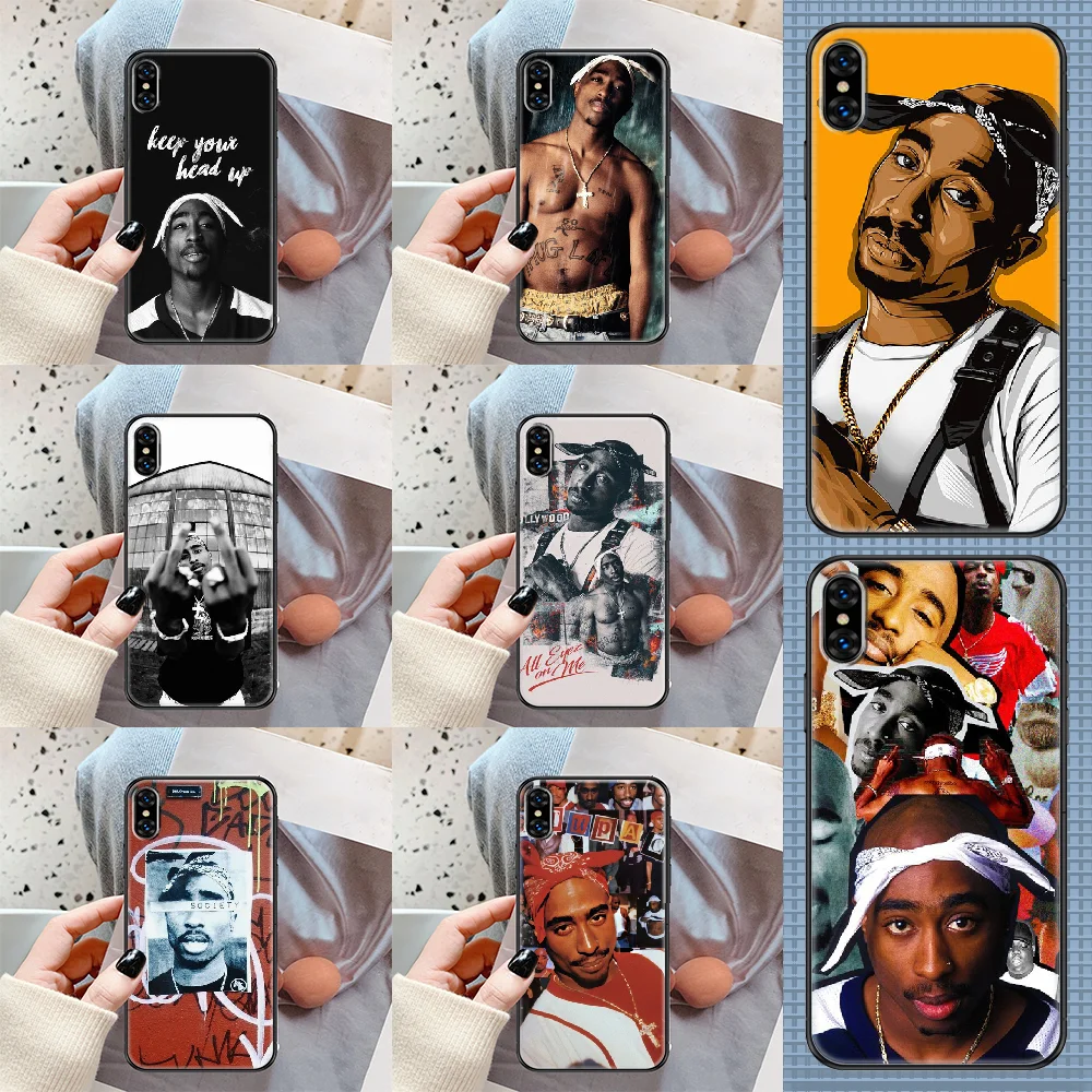 Рэпер 2pac исполнитель Тупак чехол для телефона Корпус iphone 5 5s se 2 6 6s 7 8 12 мини plus X XS XR