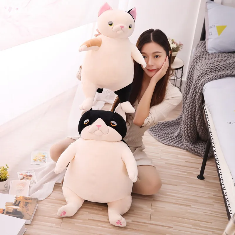 

Cute Cat Doll Ugly Meng Lazy Cat Plush Toys Buddha Kitty Lazy Pajama Pillow Send Girl'S