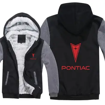 

Winter Pontiac Hoodies Men Fashion Coat P Wool Liner Jacket Pontiac Sweatshirts Hoody HS-011