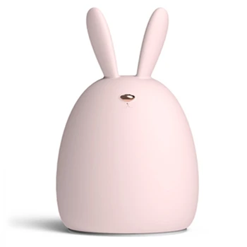 

Ultrasonic Air Humidifier Aroma Essential Oil Diffuser Cute Rabbit Freshener Nebulizer with Led Night Lamp Tabletop Diffuser Pin